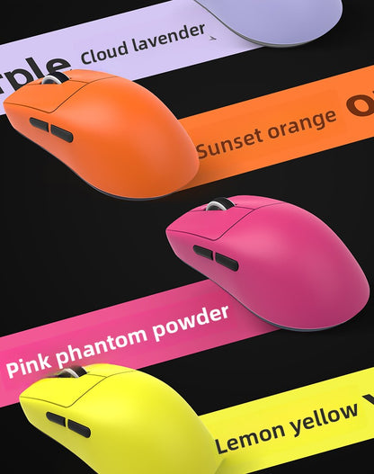 Mouse wireless ergonomico leggero VXE Dragonfly R1 con sensore PAW3395, mouse da gaming tri-mode a bassa latenza per PC, giocatori, ufficio e regalo