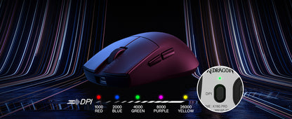 Redragon M916 PRO 3-Mode Wireless Gaming Mouse, Hype-Speed 4K Polling Rate, 49G Ultra-Light 26K DPI Gamer Mouse