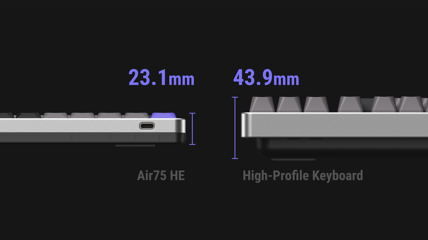 NuPhy Air75 HE Magnetic Switch Gaming Keyboard